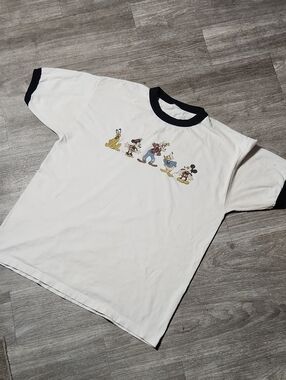 Vintage Disney Character Row Ringer Tee